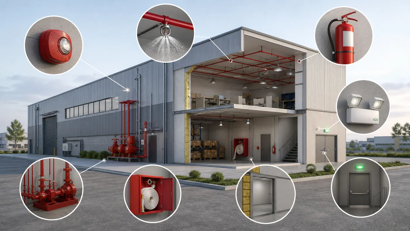 Nhóm tiêu chuẩn báo cháy sprinkler và bình chữa cháy